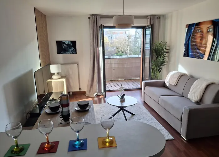 Avec Balcon & Parking Prive Apartment Montévrain